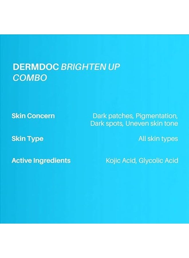 DermDoc Brighten Up Combo | 2% Kojic Acid Night Cream with Niacinamide-25g & 5% Glycolic Acid Underarm Brightening Spray Treatment -100 m | for Prevents Acne - Image 2
